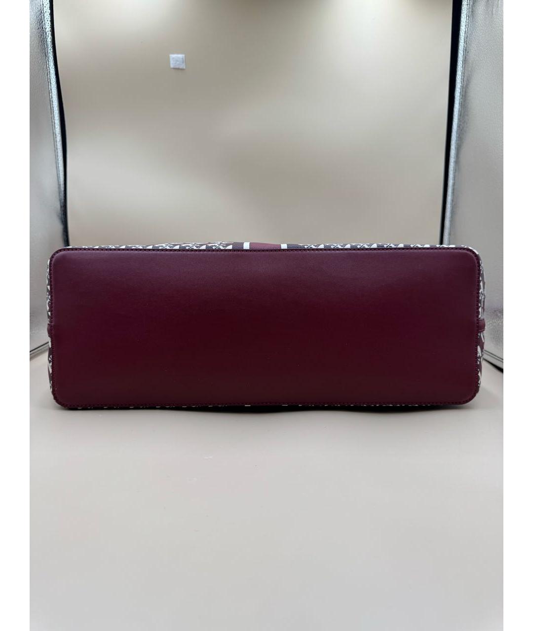 TORY BURCH Красная кожаная сумка тоут, фото 5