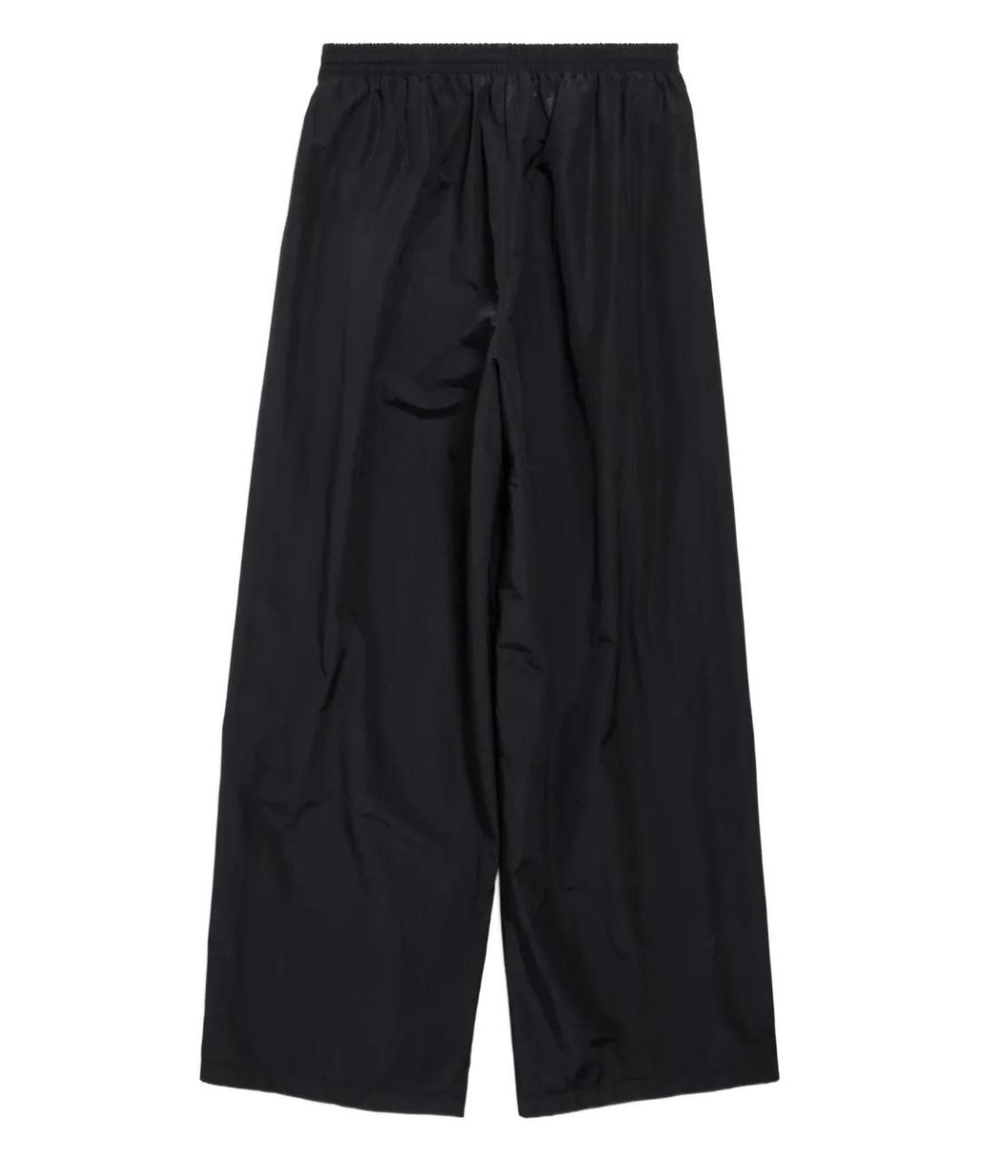 BALENCIAGA Черные хлопковые повседневные брюки, фото 4
