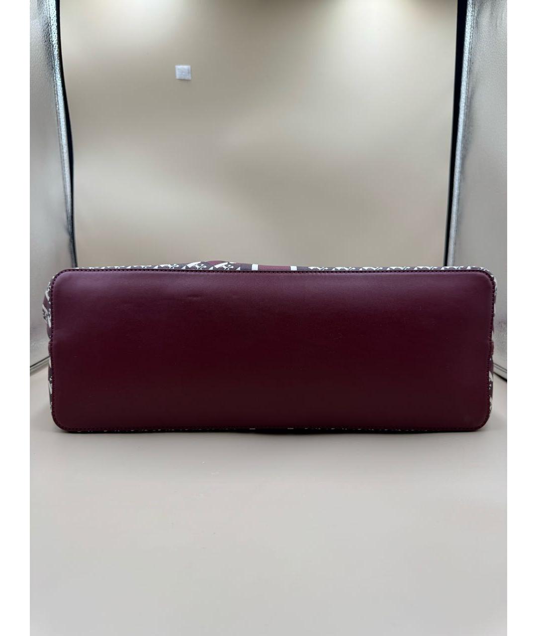 TORY BURCH Красная кожаная сумка тоут, фото 5