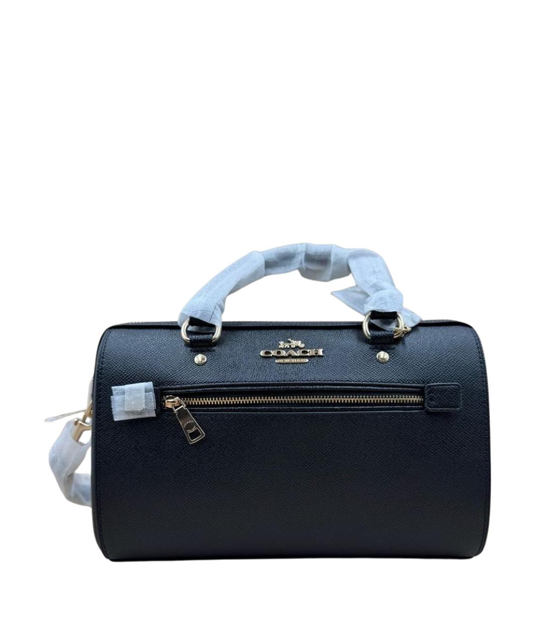 COACH Черная кожаная сумка через плечо, фото 1