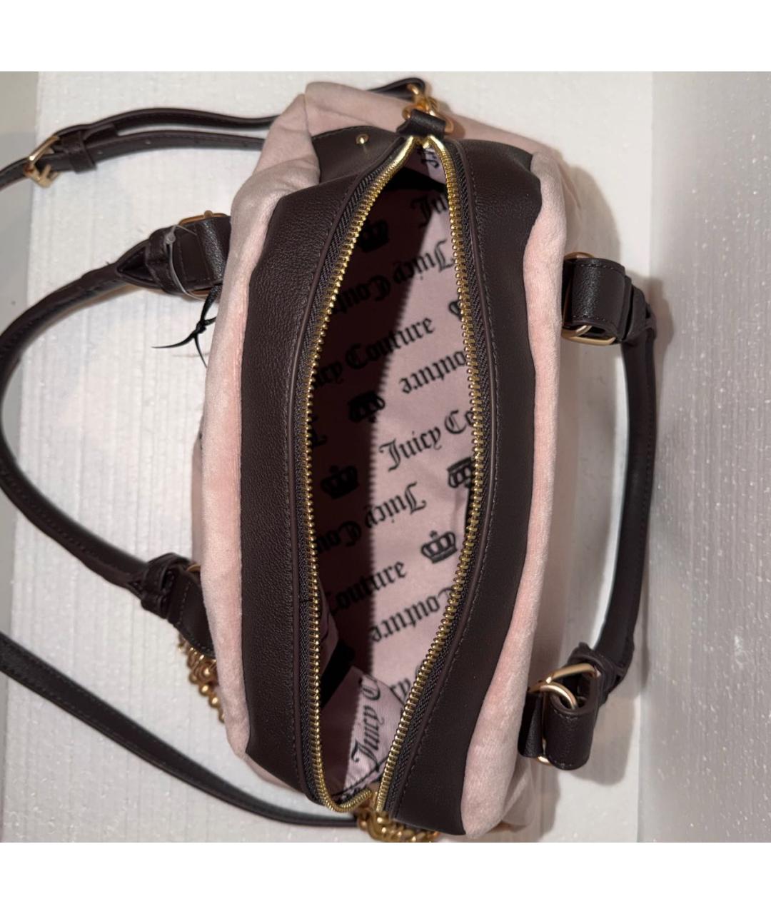 JUICY COUTURE Розовая сумка с короткими ручками, фото 4