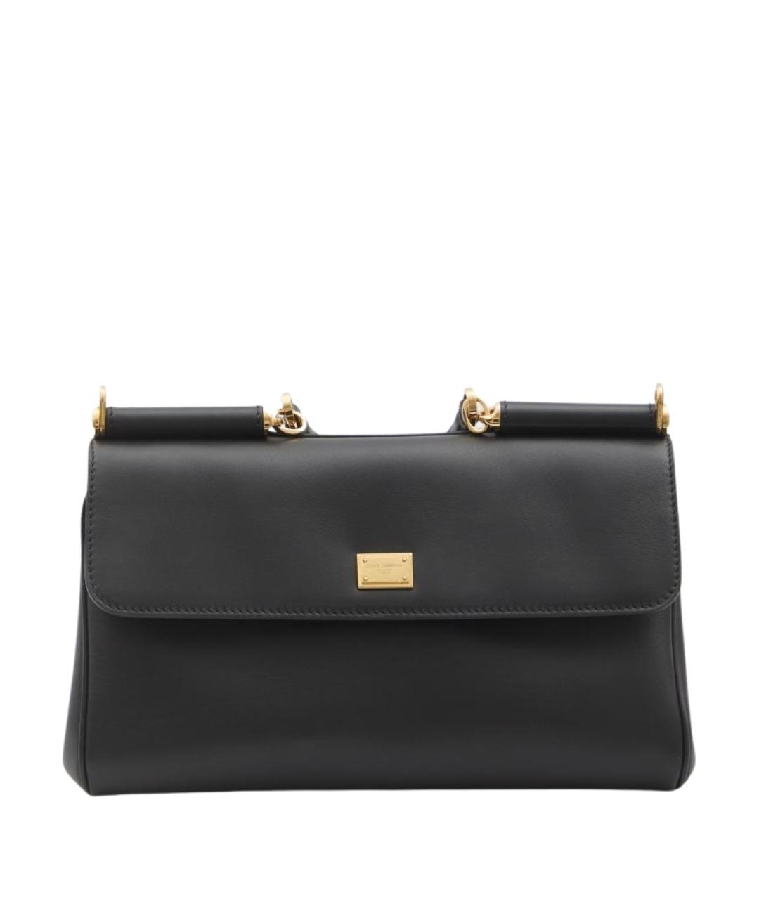 DOLCE&GABBANA Черная хлопковая сумка тоут, фото 1