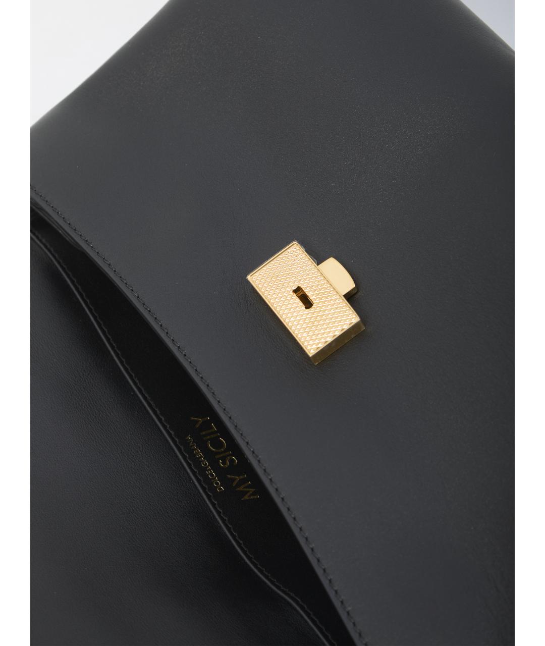 DOLCE&GABBANA Черная хлопковая сумка тоут, фото 4