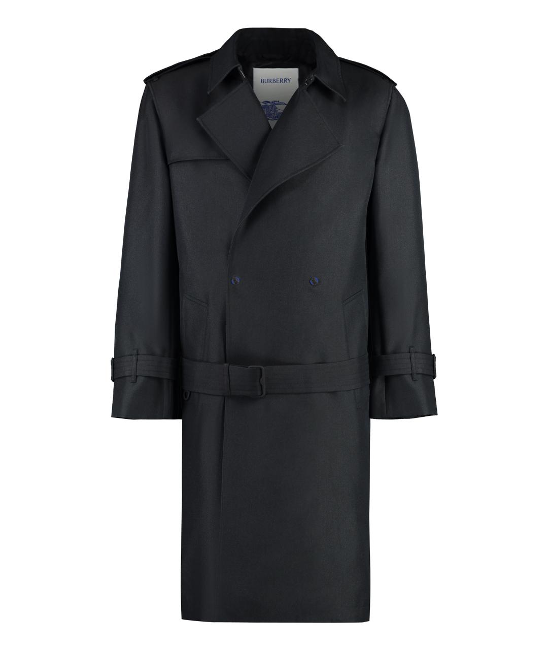 BURBERRY Черный тренч / плащ, фото 1
