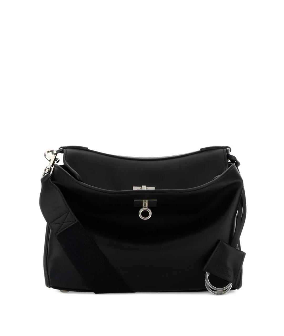 BALENCIAGA Черная кожаная сумка на плечо, фото 1