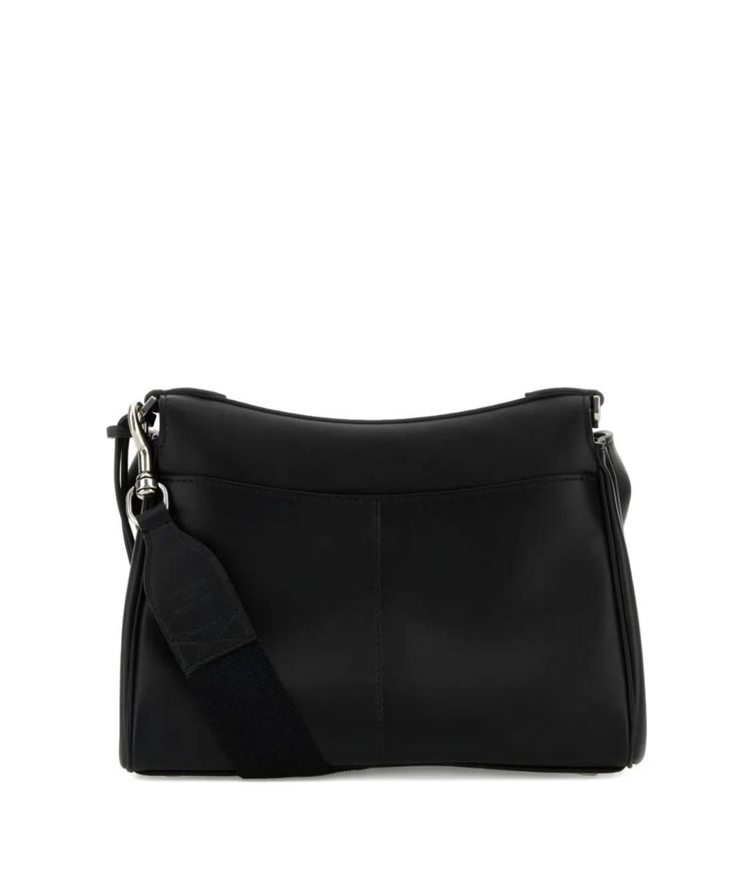 BALENCIAGA Черная кожаная сумка на плечо, фото 2