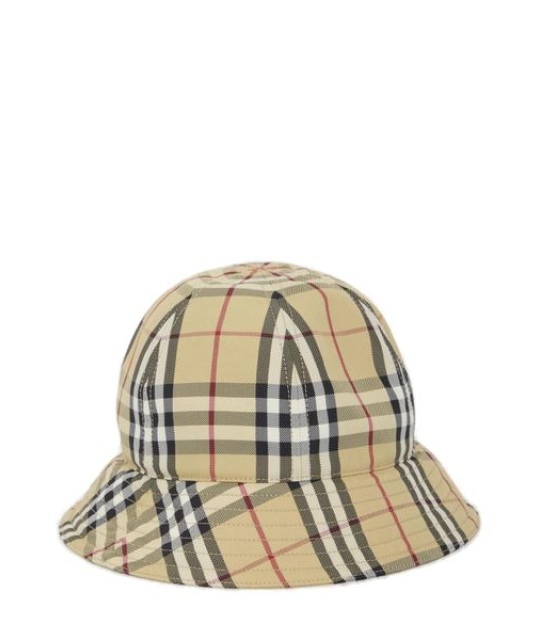BURBERRY Бежевая синтетическая панама, фото 1