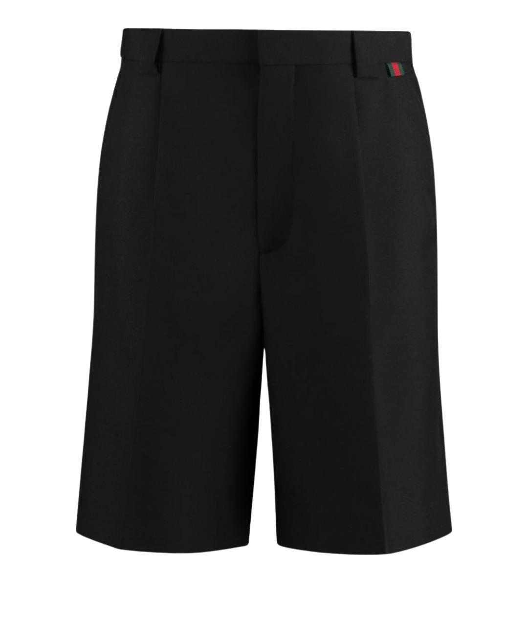 GUCCI Черные хлопковые шорты, фото 1