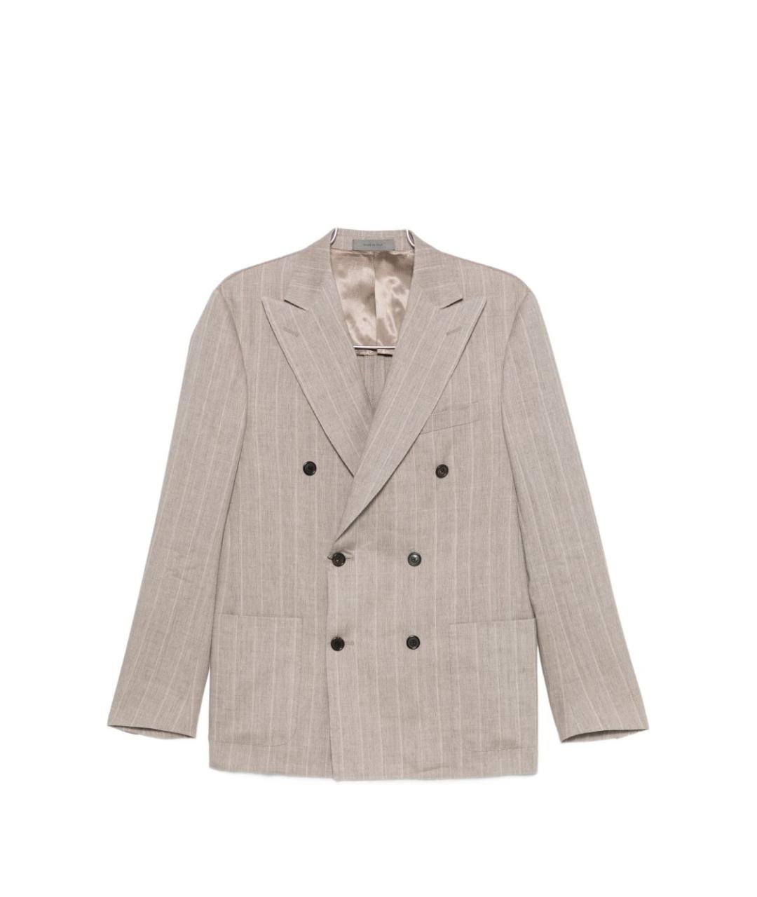 CORNELIANI Бежевый классический костюм, фото 3