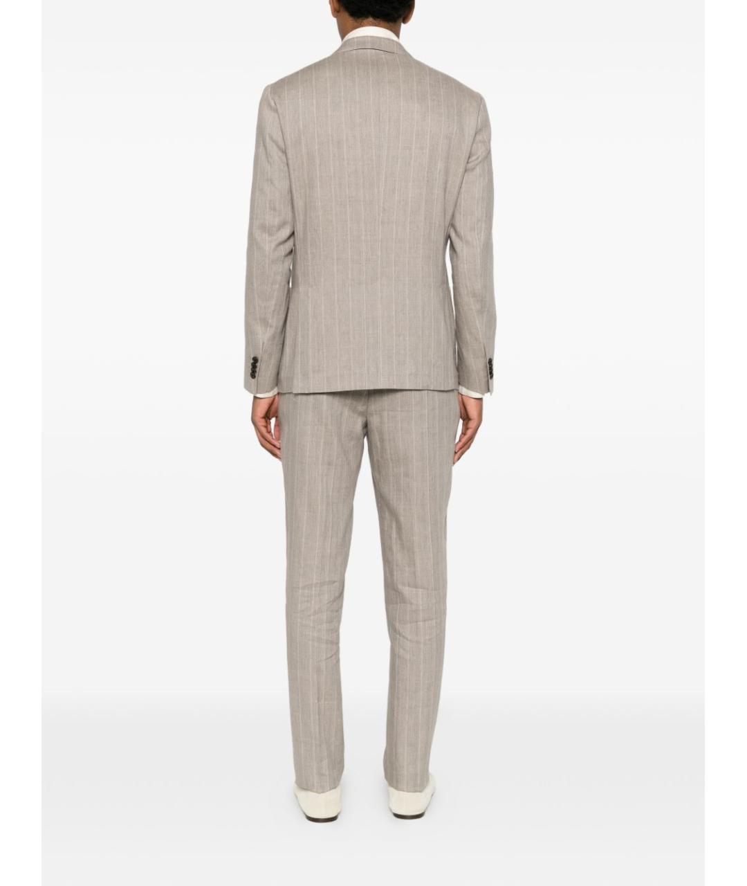 CORNELIANI Бежевый классический костюм, фото 2