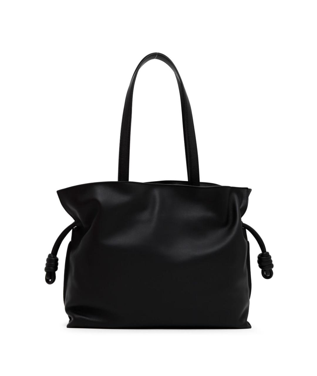 LOEWE Черная кожаная сумка тоут, фото 2