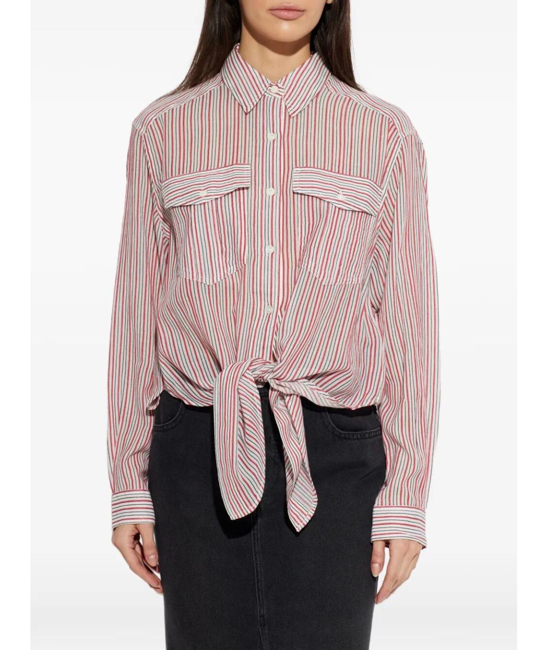 ISABEL MARANT Красная хлопковая рубашка, фото 3