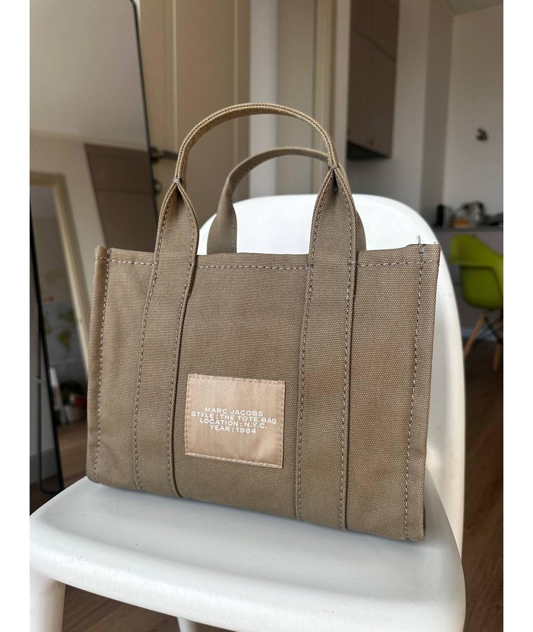 MARC JACOBS Хаки сумка тоут, фото 3