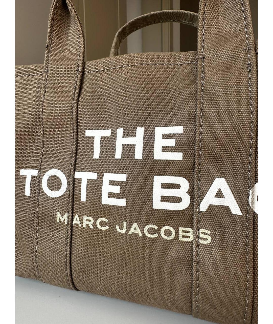 MARC JACOBS Хаки сумка тоут, фото 5