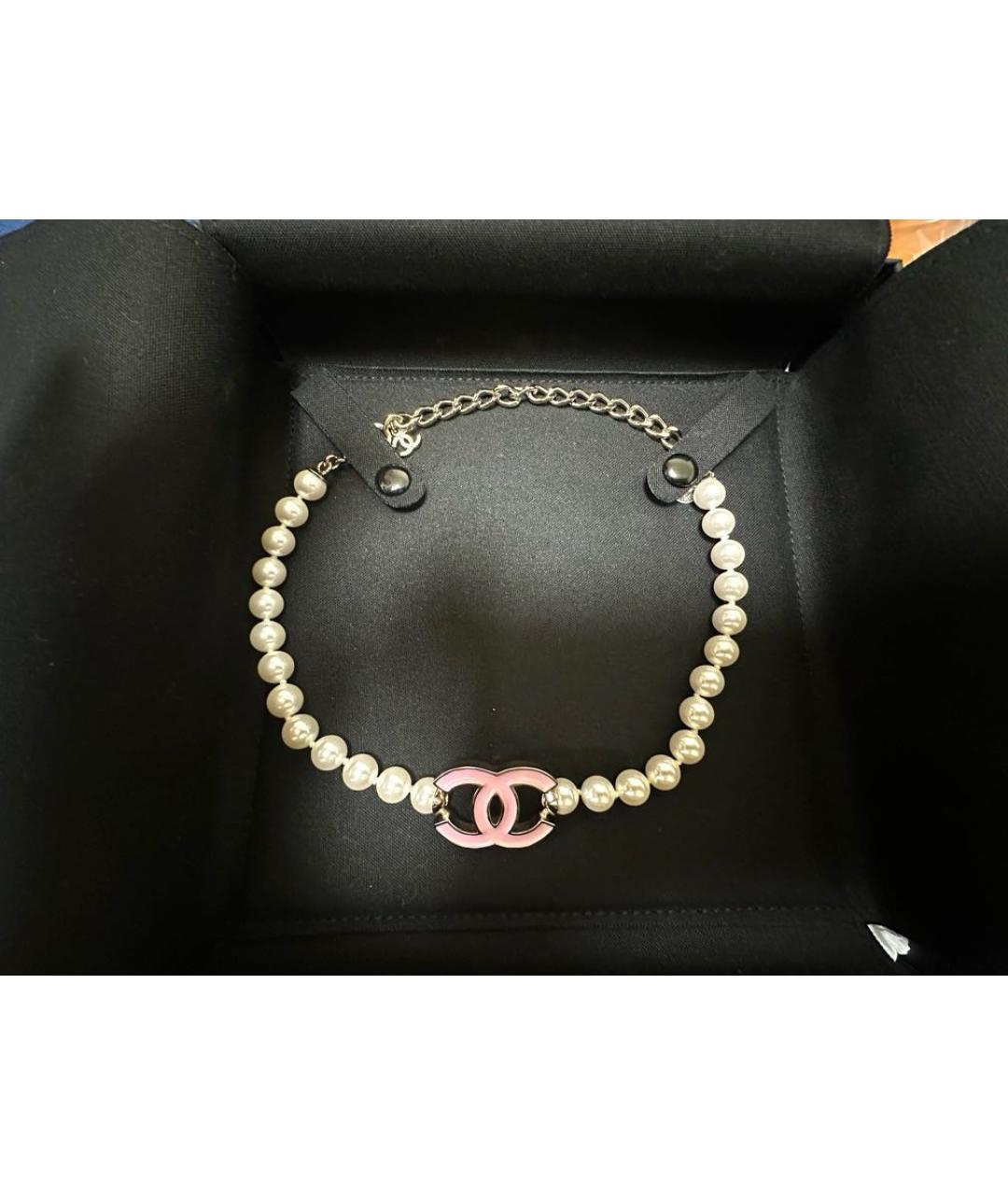 CHANEL Розовое колье, фото 8
