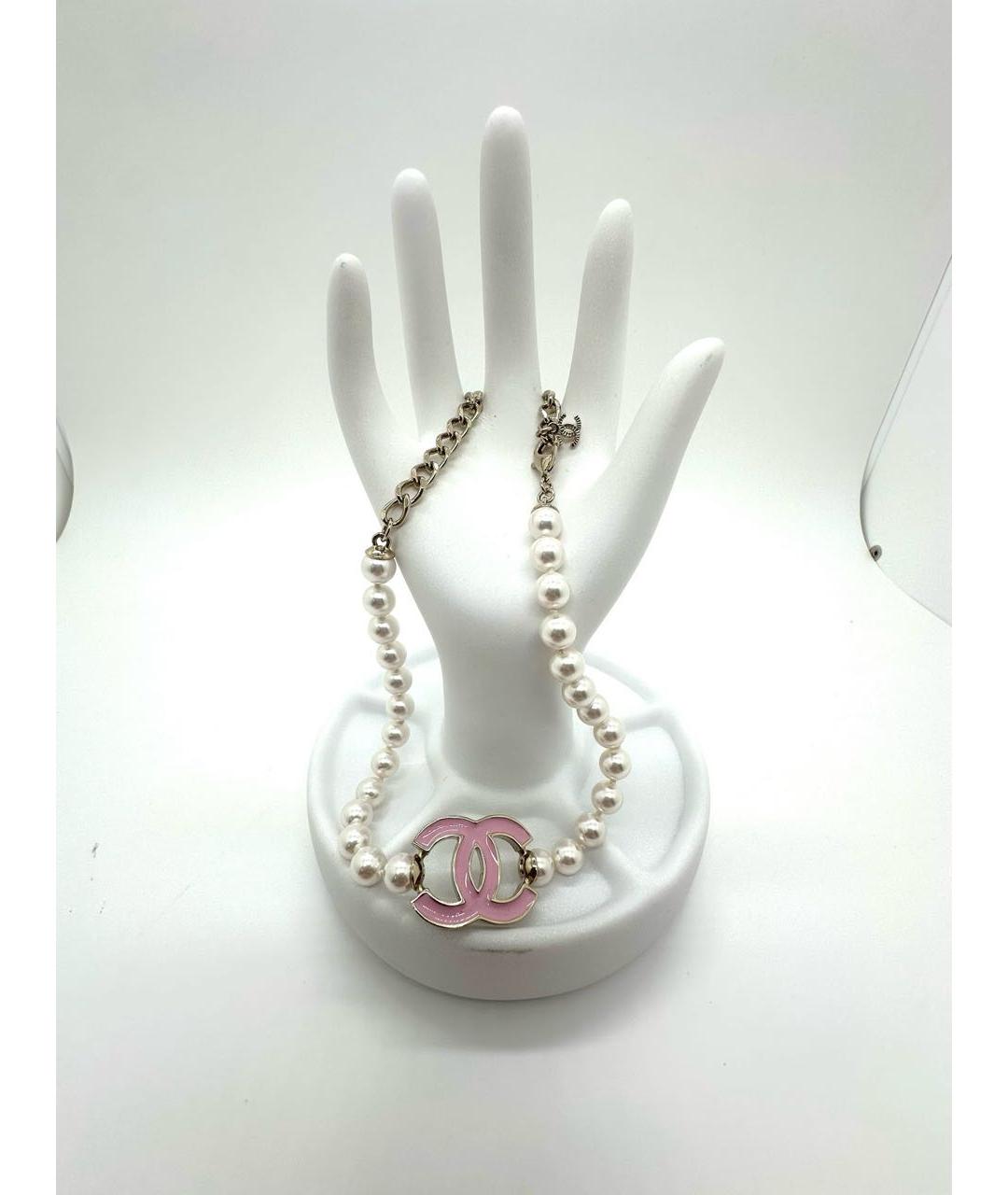 CHANEL Розовое колье, фото 2