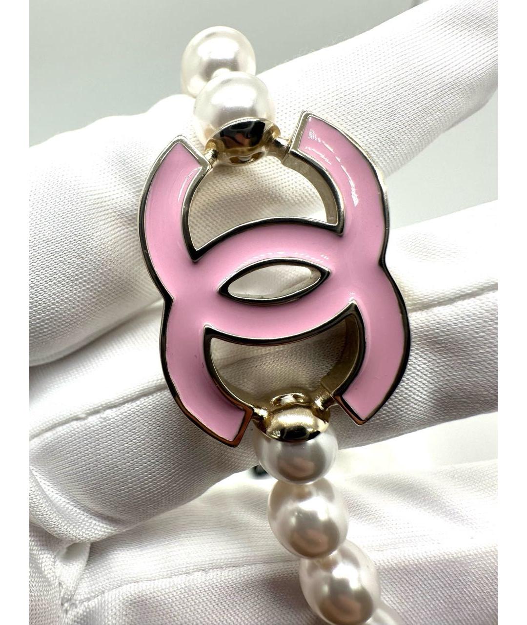 CHANEL Розовое колье, фото 5