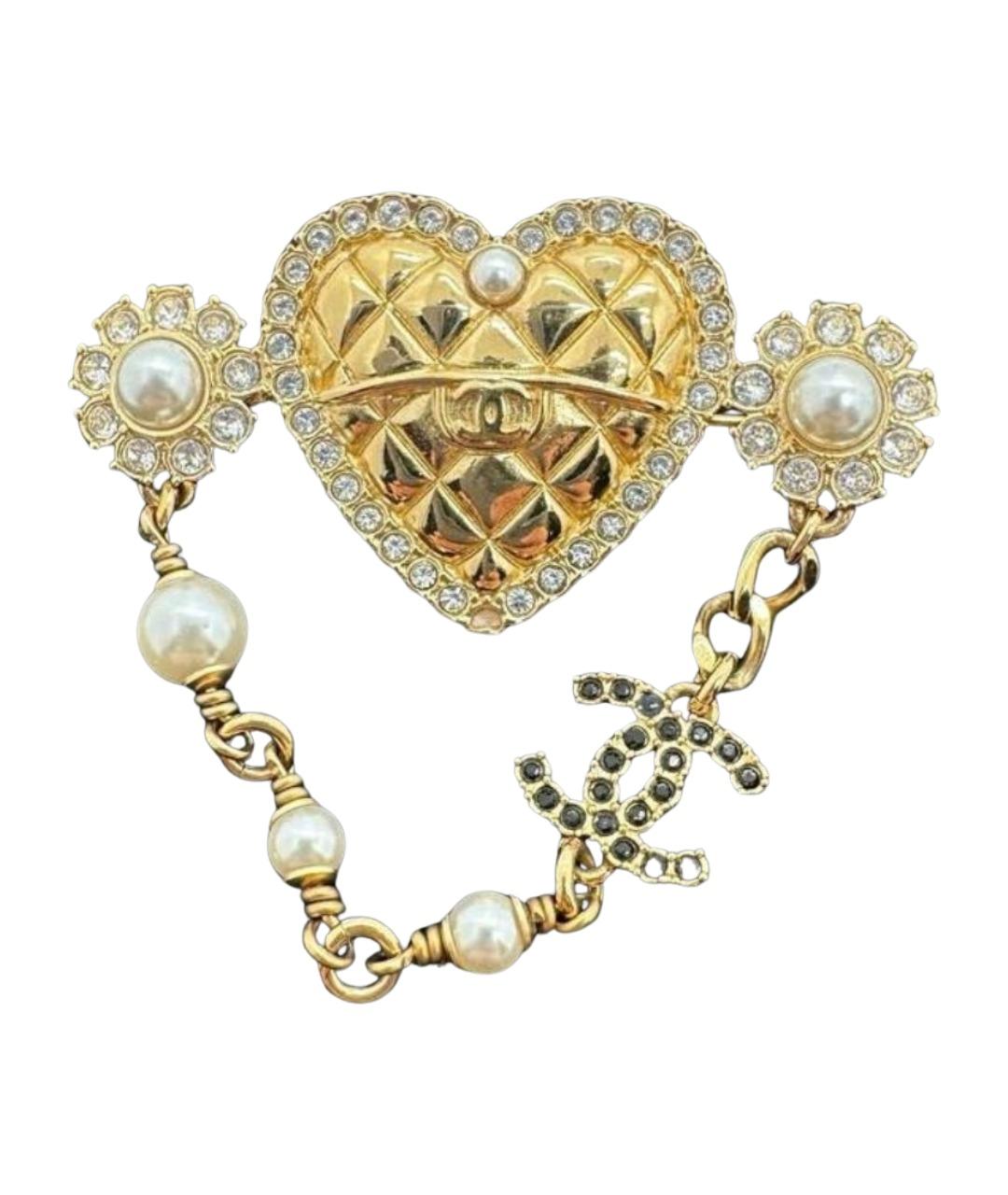 CHANEL Золотая булавка / брошь, фото 1