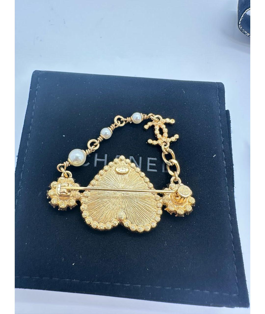 CHANEL Золотая булавка / брошь, фото 4