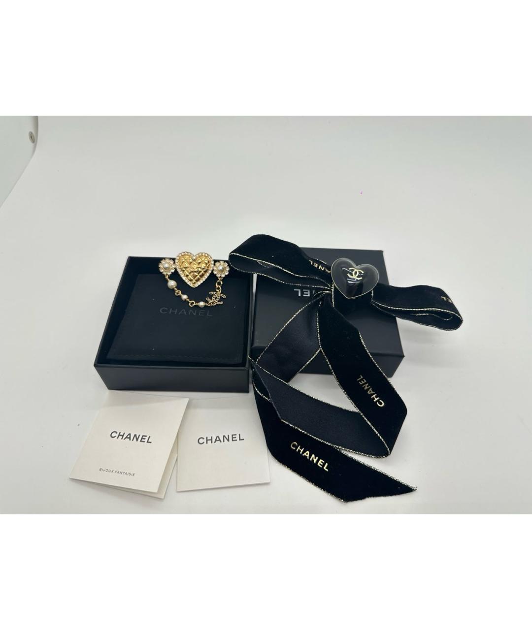 CHANEL Золотая булавка / брошь, фото 2