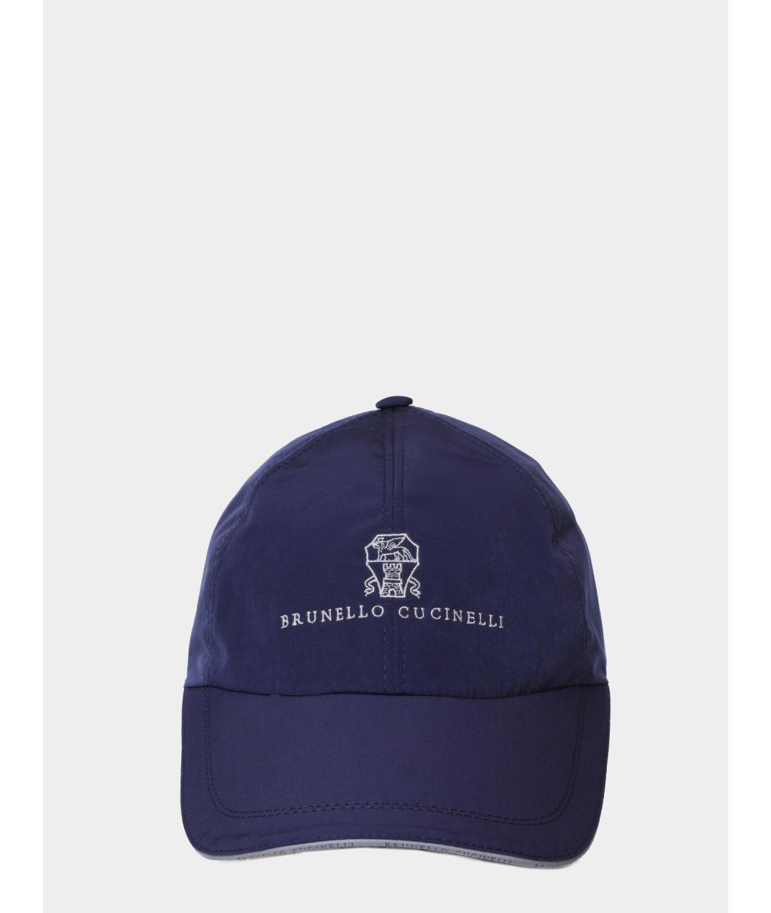 BRUNELLO CUCINELLI Синяя кепка/бейсболка, фото 4