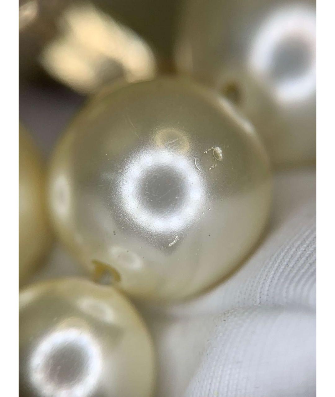 CHANEL Белое колье, фото 8