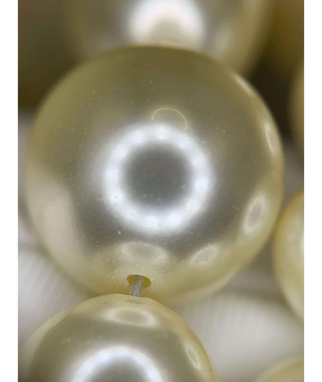 CHANEL Белое колье, фото 6