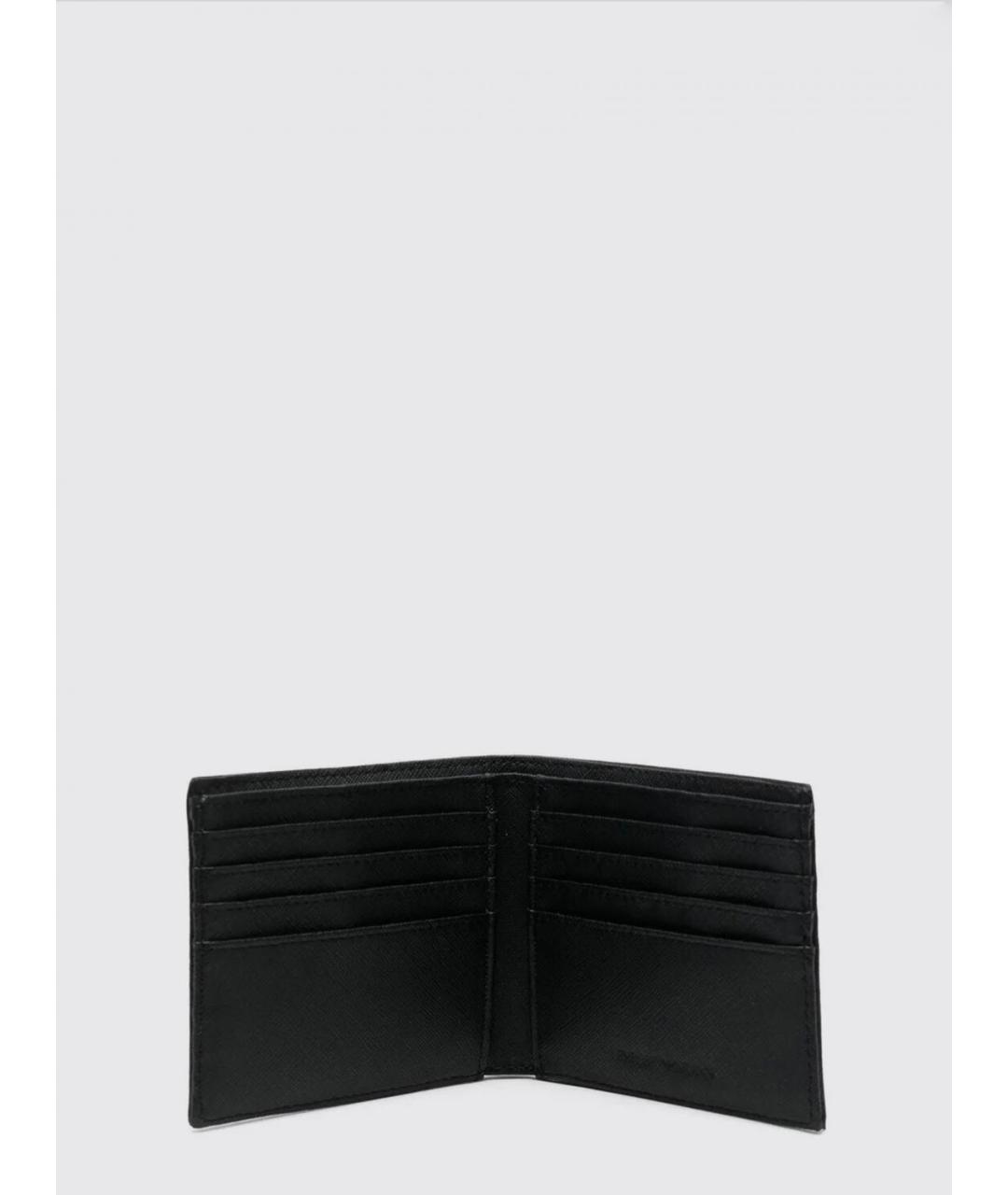EMPORIO ARMANI Черный кошелек, фото 2