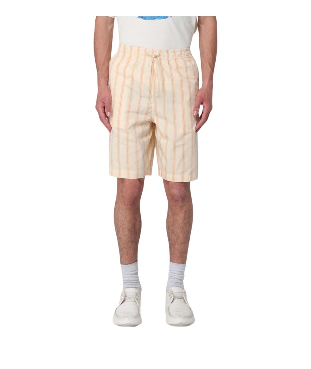 LACOSTE Бежевые хлопковые шорты, фото 1