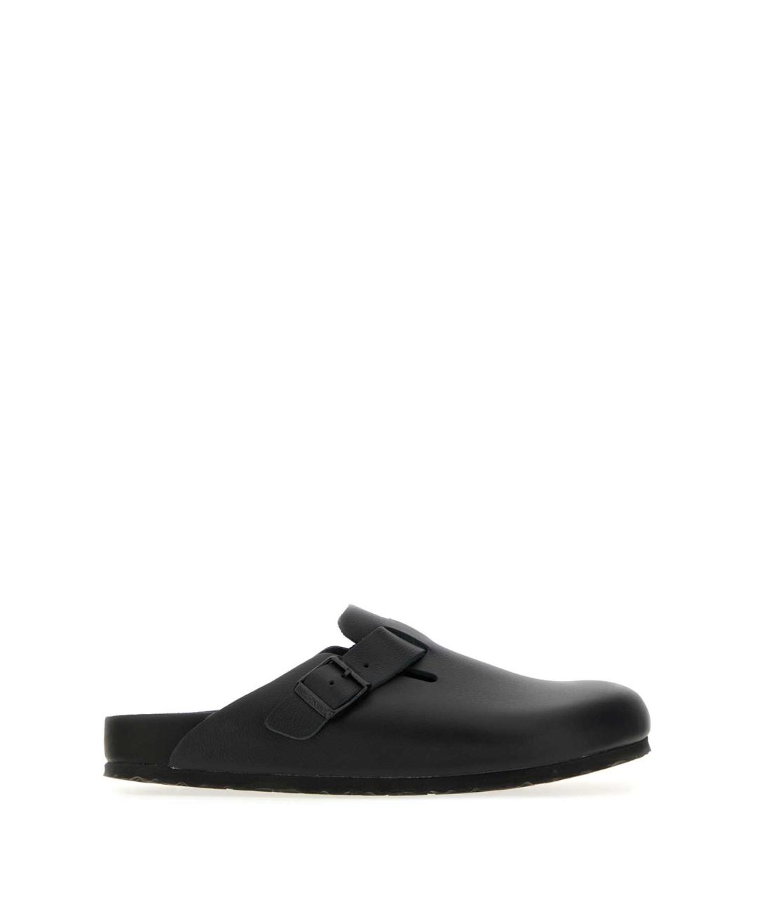 BIRKENSTOCK Черные кожаные сандалии, фото 1