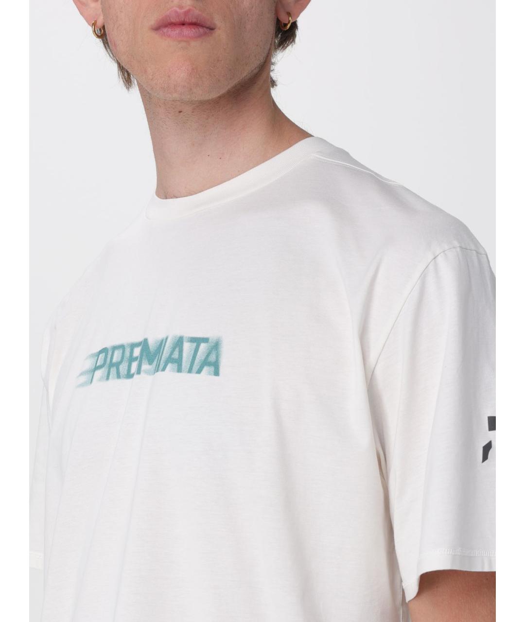 PREMIATA Белая хлопковая футболка, фото 3