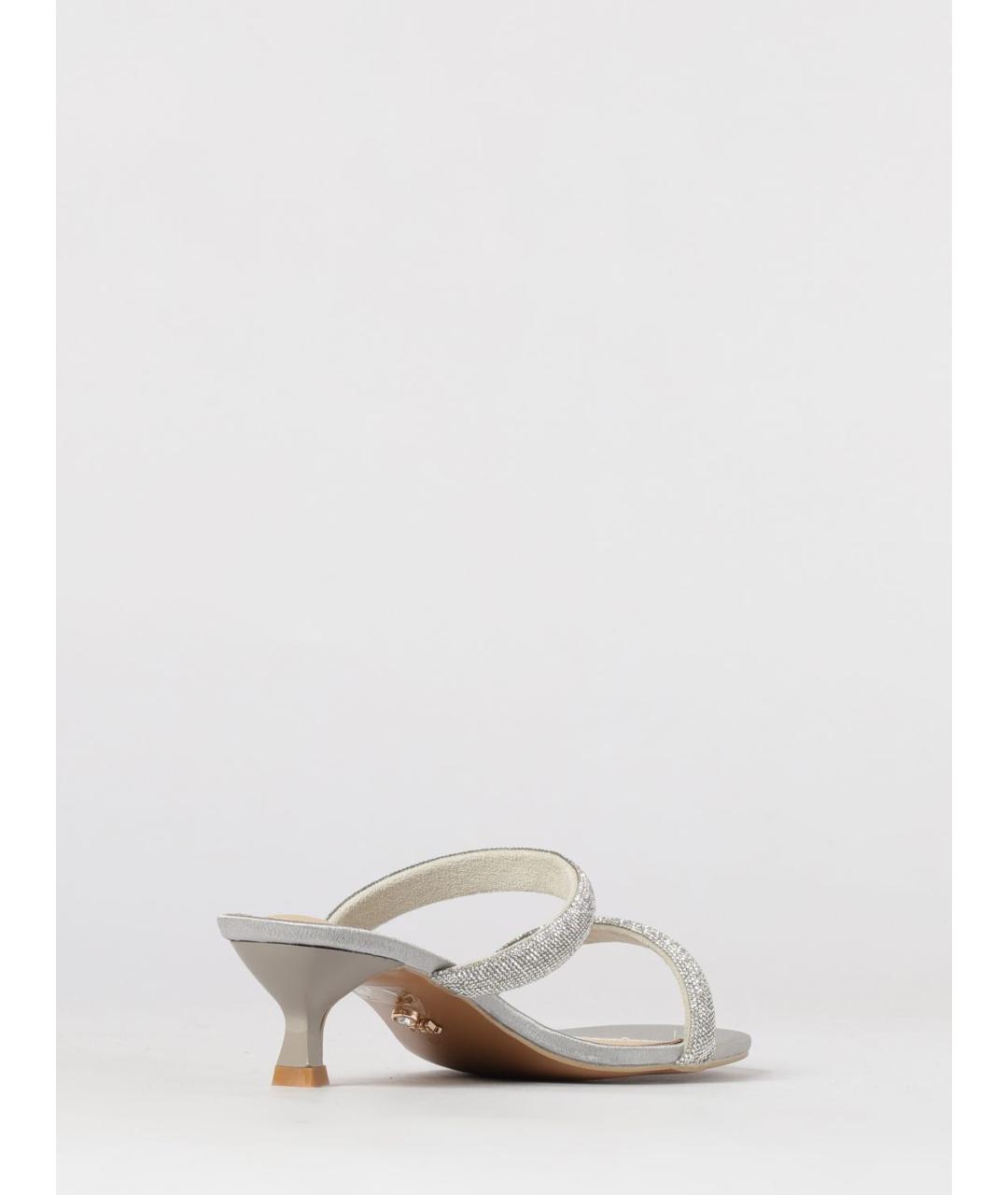 TWENTY FOURHAITCH Серебряные мюли, фото 3