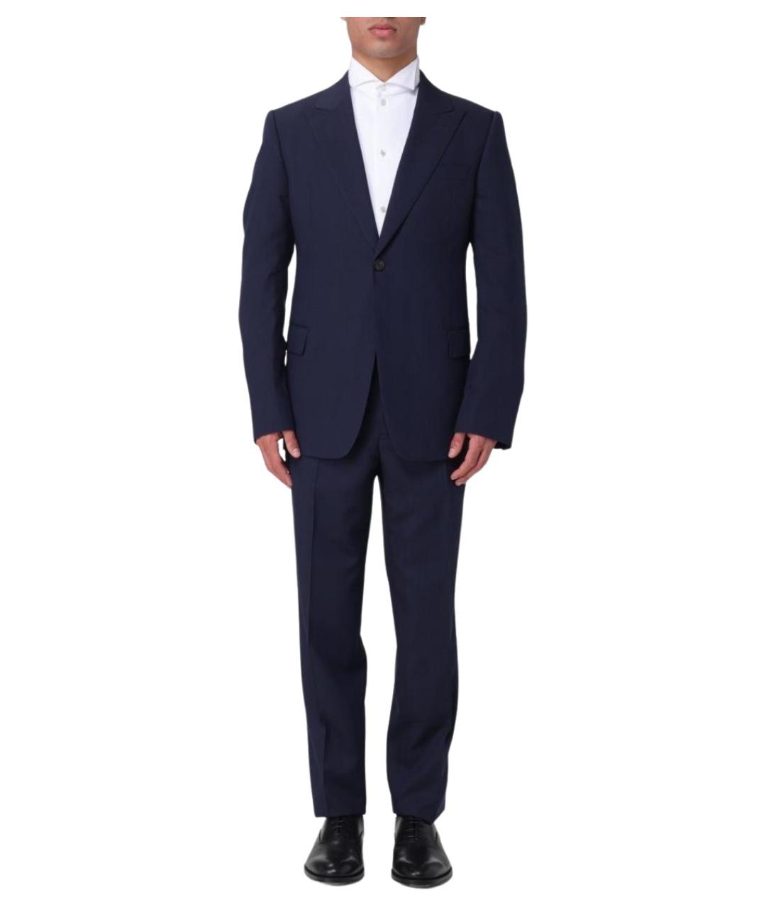EMPORIO ARMANI Синий классический костюм, фото 1
