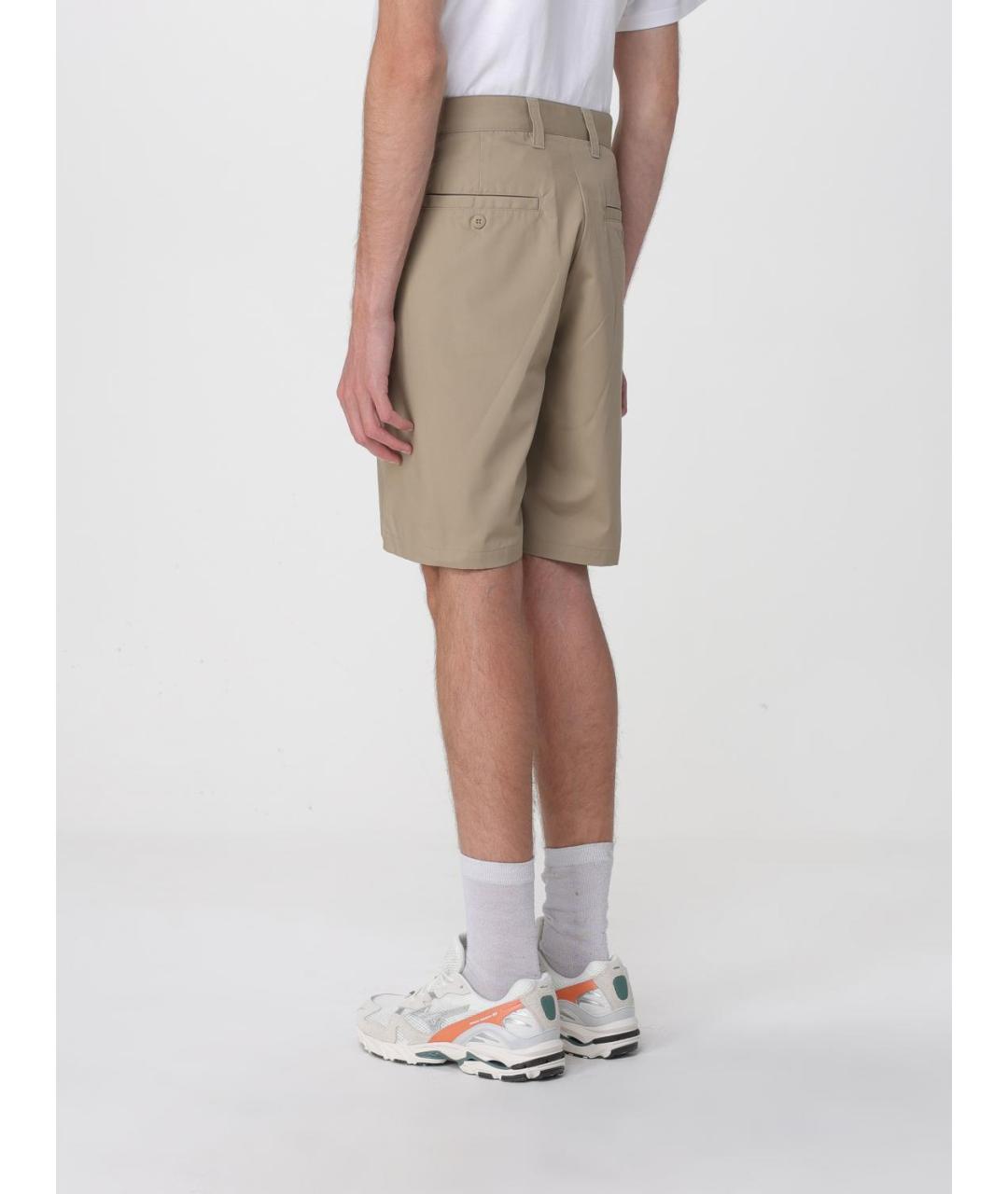 CARHARTT WIP Бежевые полиэстеровые шорты, фото 3