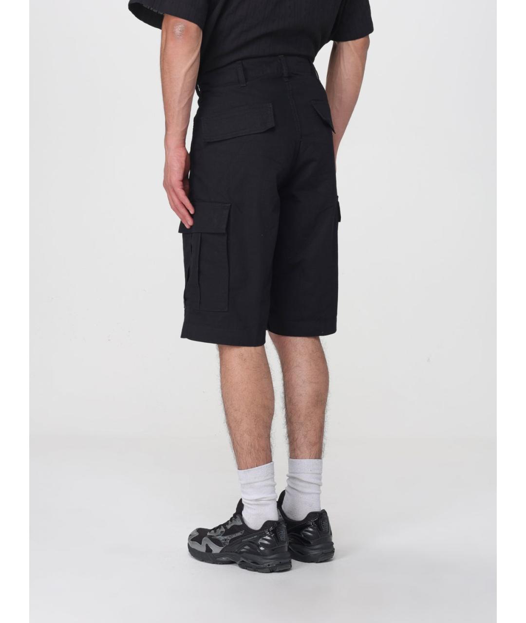 CARHARTT WIP Черные хлопковые шорты, фото 3