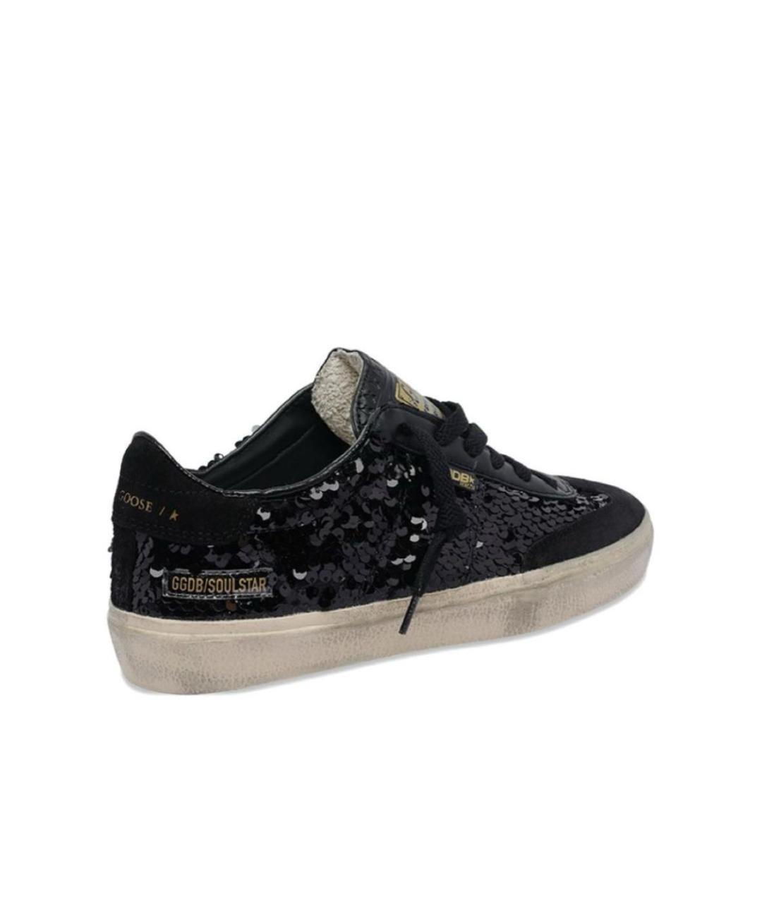 GOLDEN GOOSE DELUXE BRAND Черные текстильные кеды, фото 3