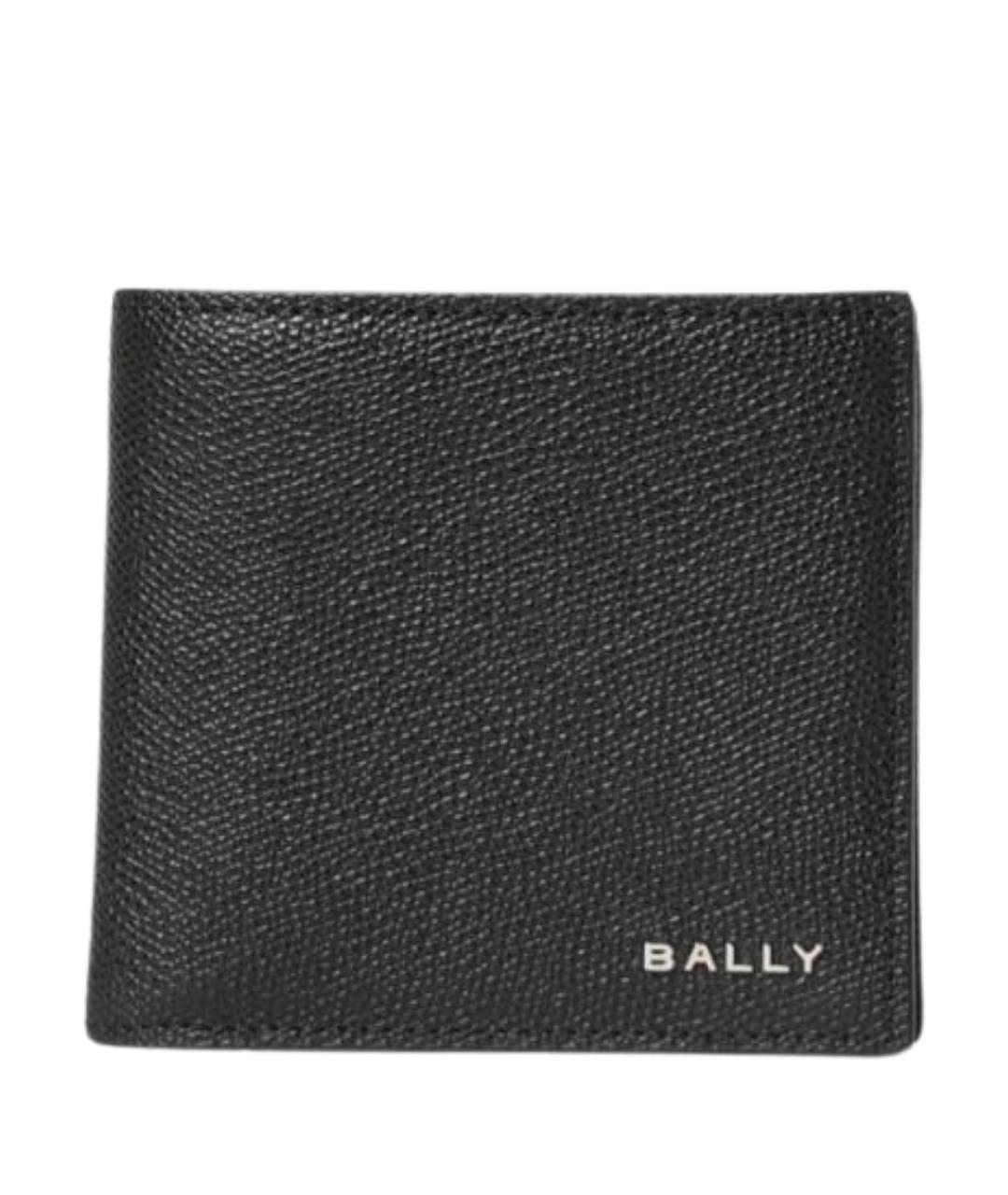 BALLY Черный кожаный кошелек, фото 1
