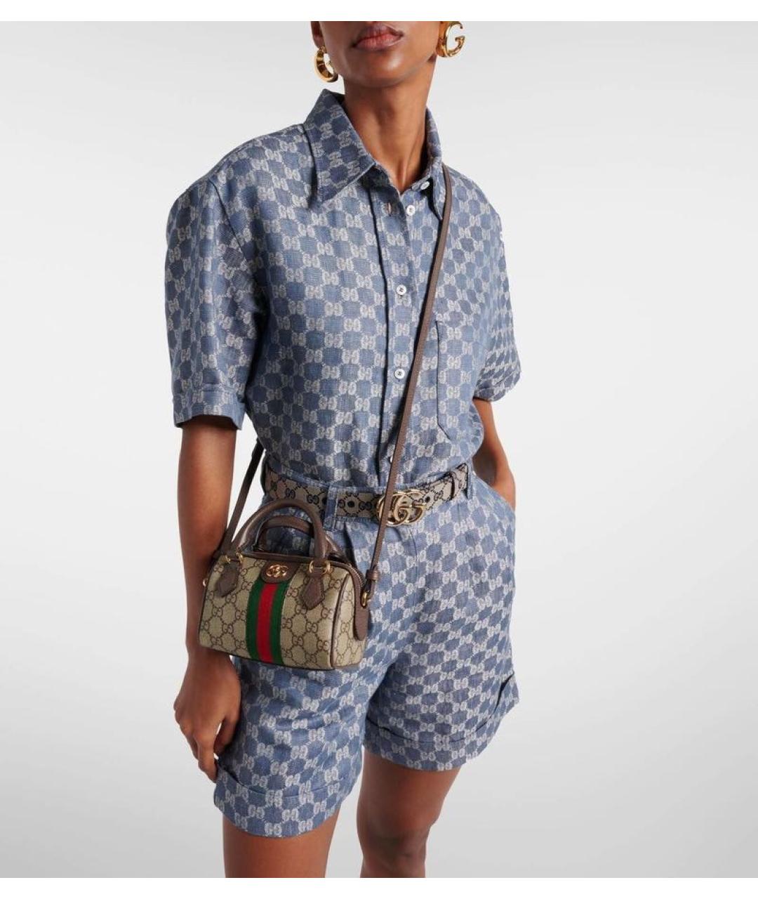 GUCCI Бежевая сумка через плечо, фото 5