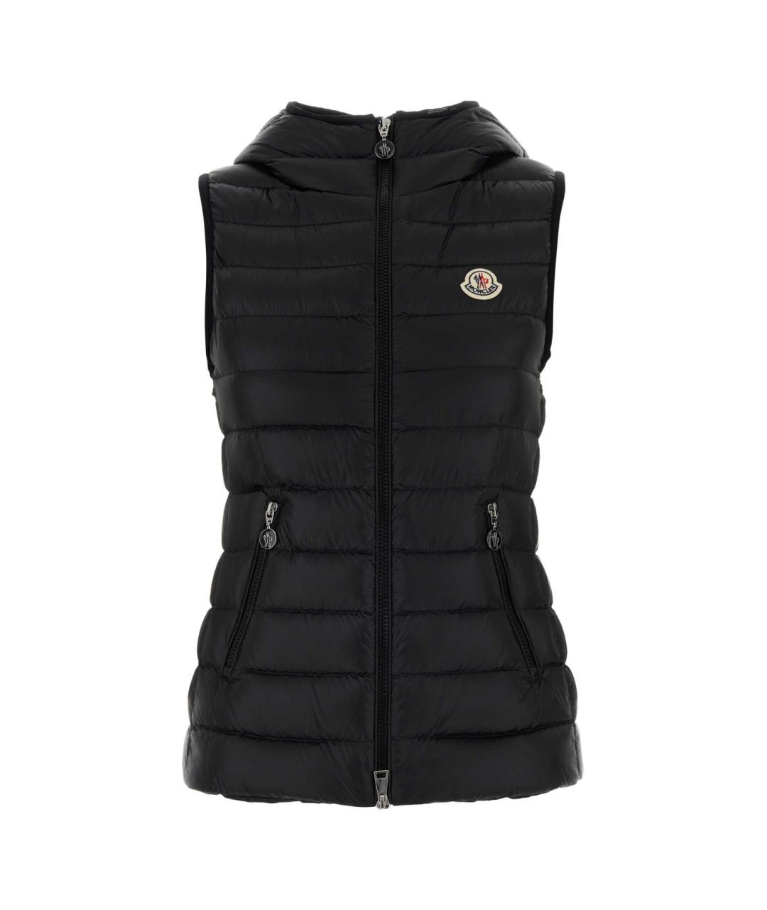 MONCLER Черный жилет, фото 1