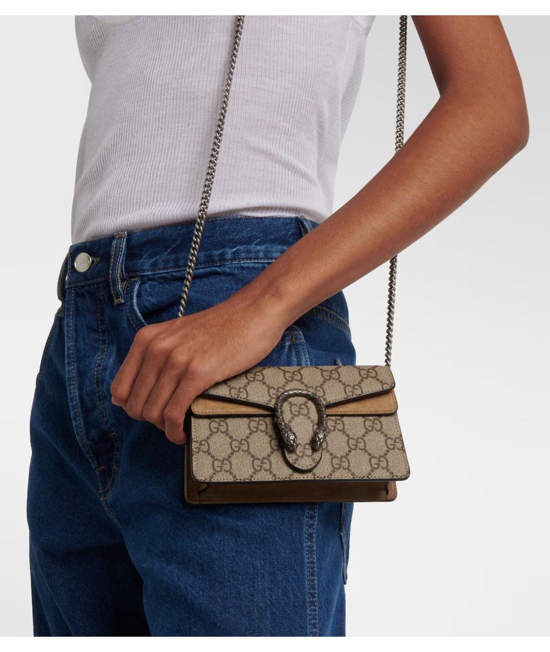GUCCI Бежевая сумка через плечо, фото 2