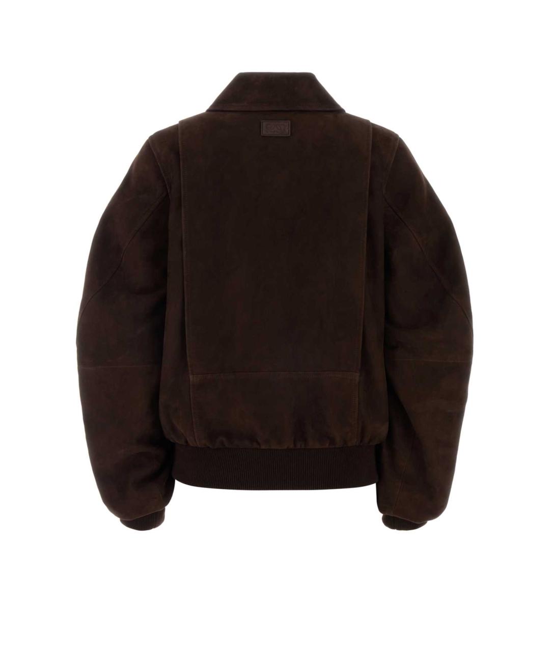 LOEWE Коричневая замшевая куртка, фото 2