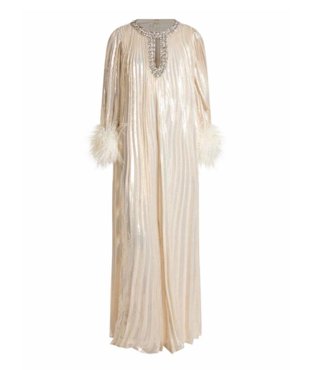 SELF-PORTRAIT Золотое вечернее платье, фото 1