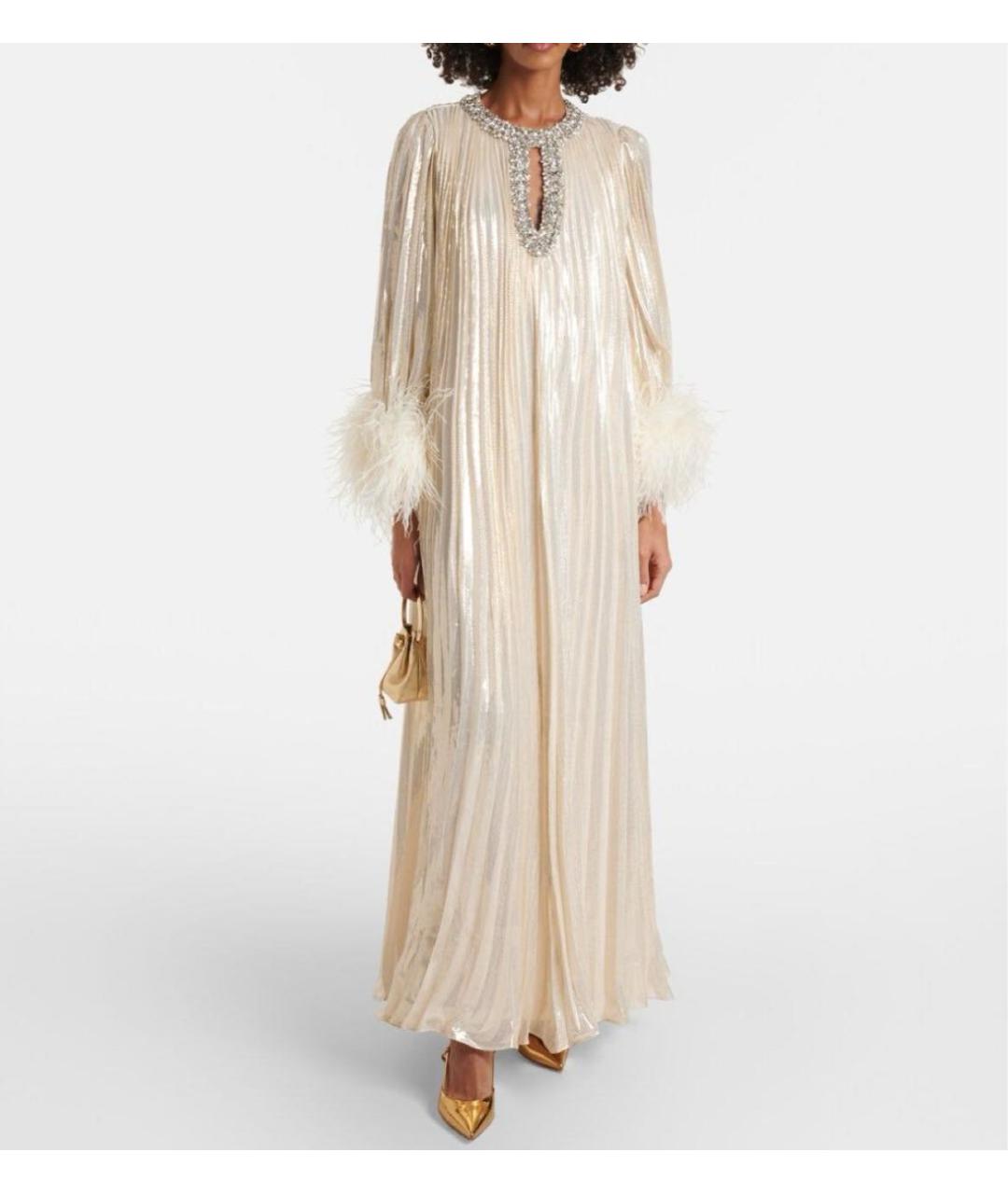 SELF-PORTRAIT Золотое вечернее платье, фото 2