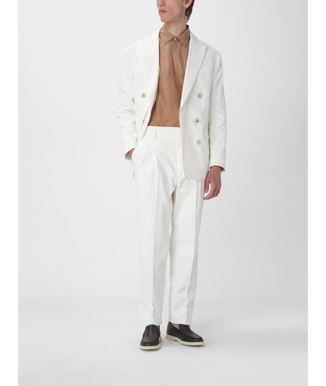 DSQUARED2 Коричневая шелковая классическая рубашка, фото 2