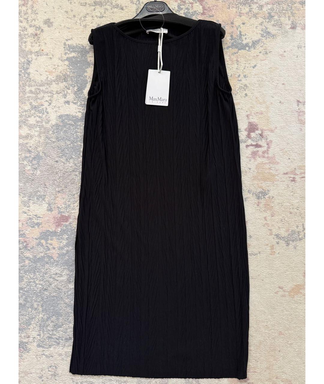 MAX MARA Черное повседневное платье, фото 3