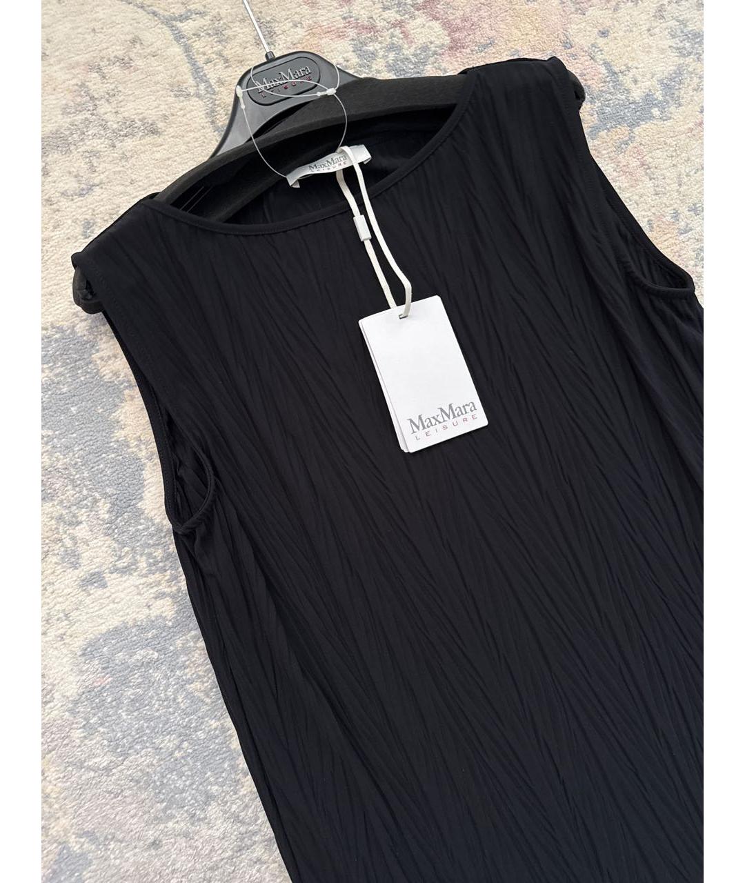 MAX MARA Черное повседневное платье, фото 4