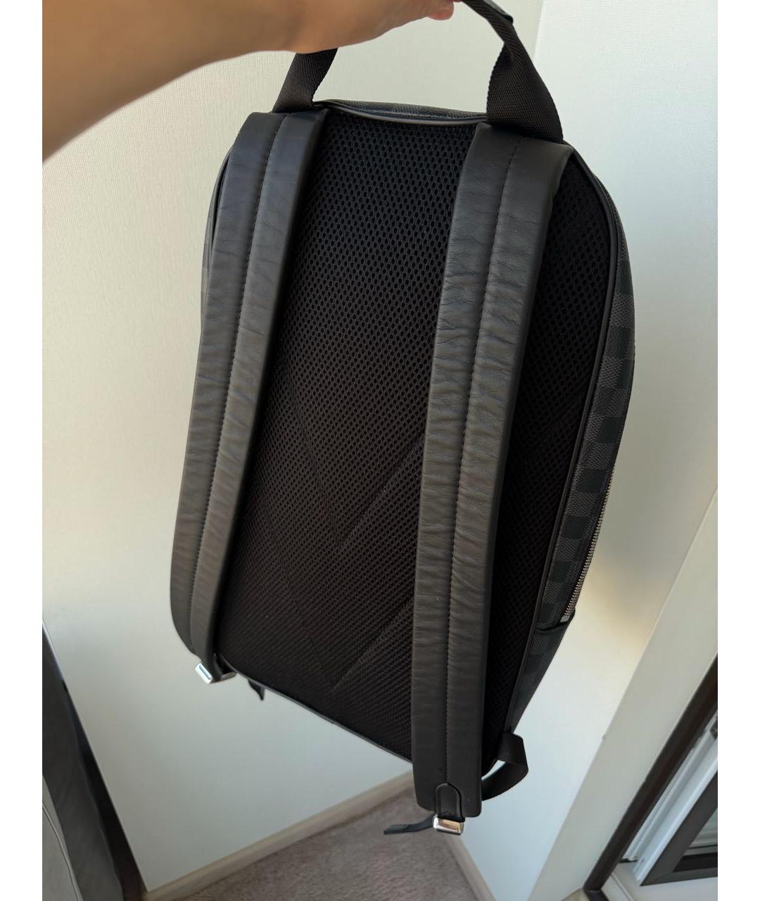 LOUIS VUITTON Антрацитовый рюкзак, фото 7