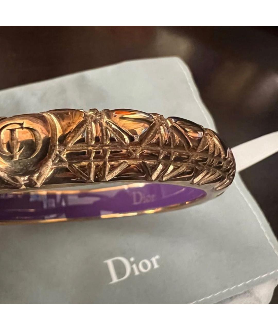 CHRISTIAN DIOR Золотой позолоченный браслет, фото 2