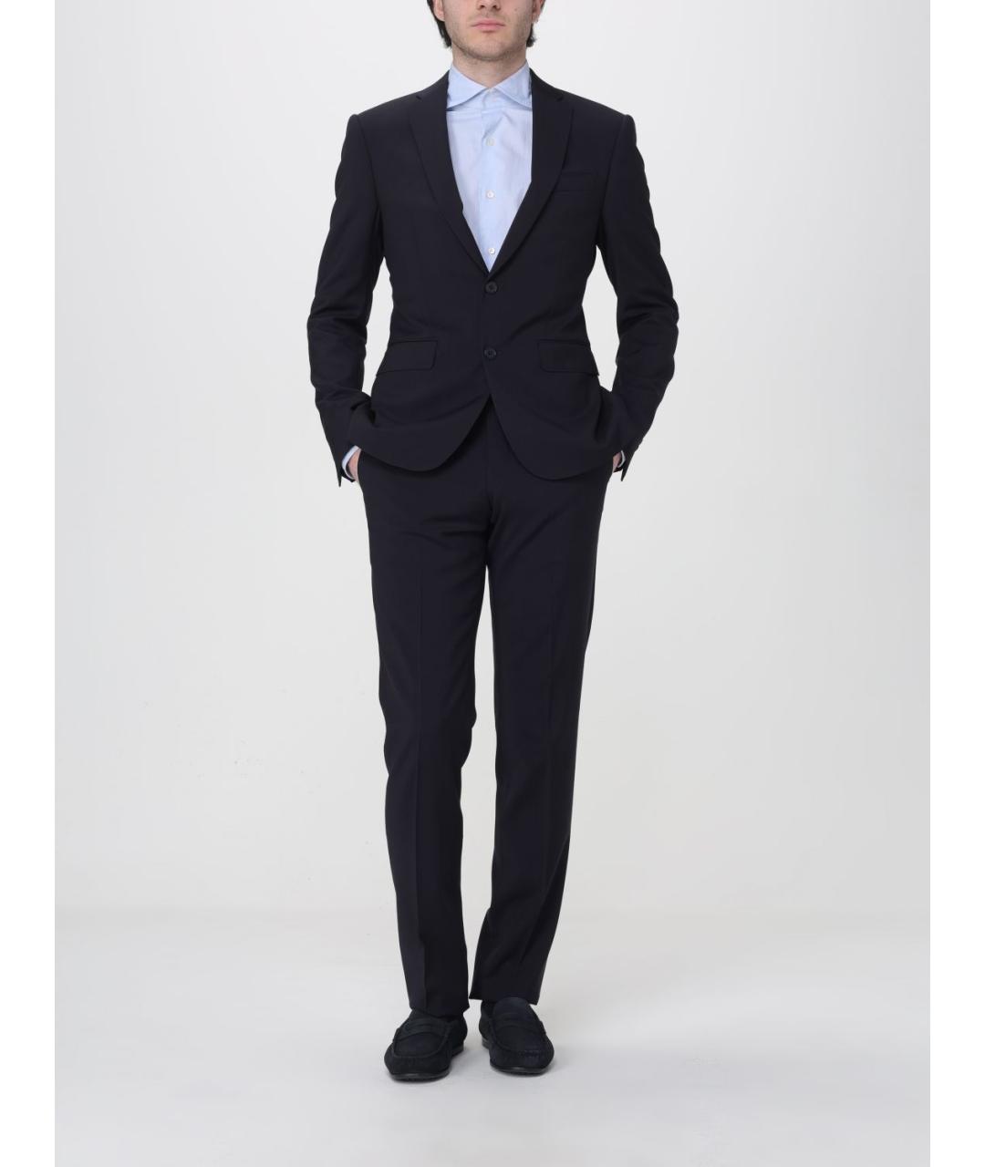EMPORIO ARMANI Синий классический костюм, фото 2