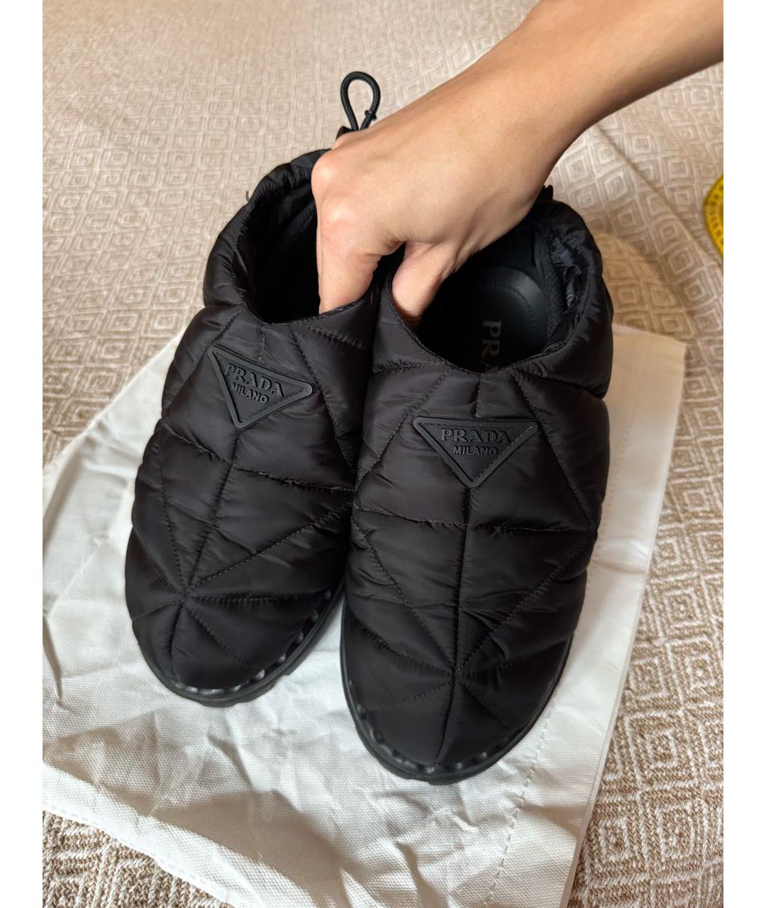 PRADA Черные ботинки, фото 5